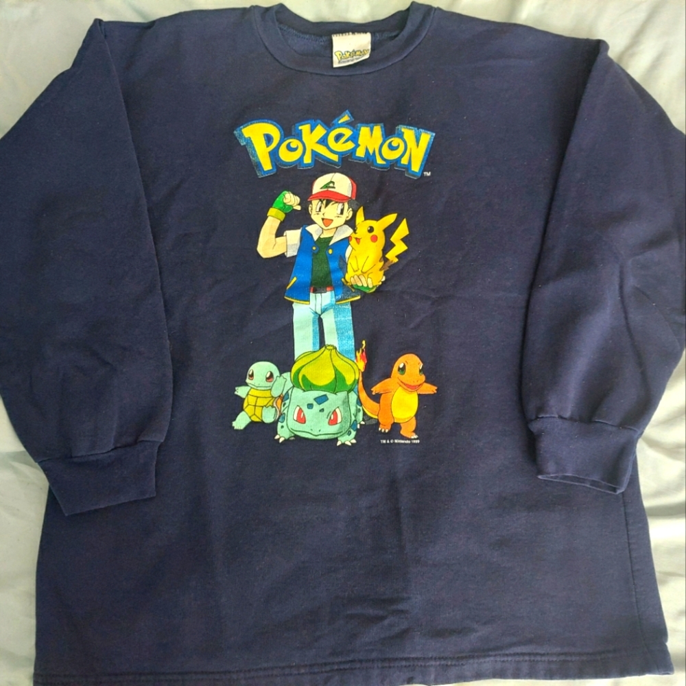 Vintage pokemon t shirt 1999